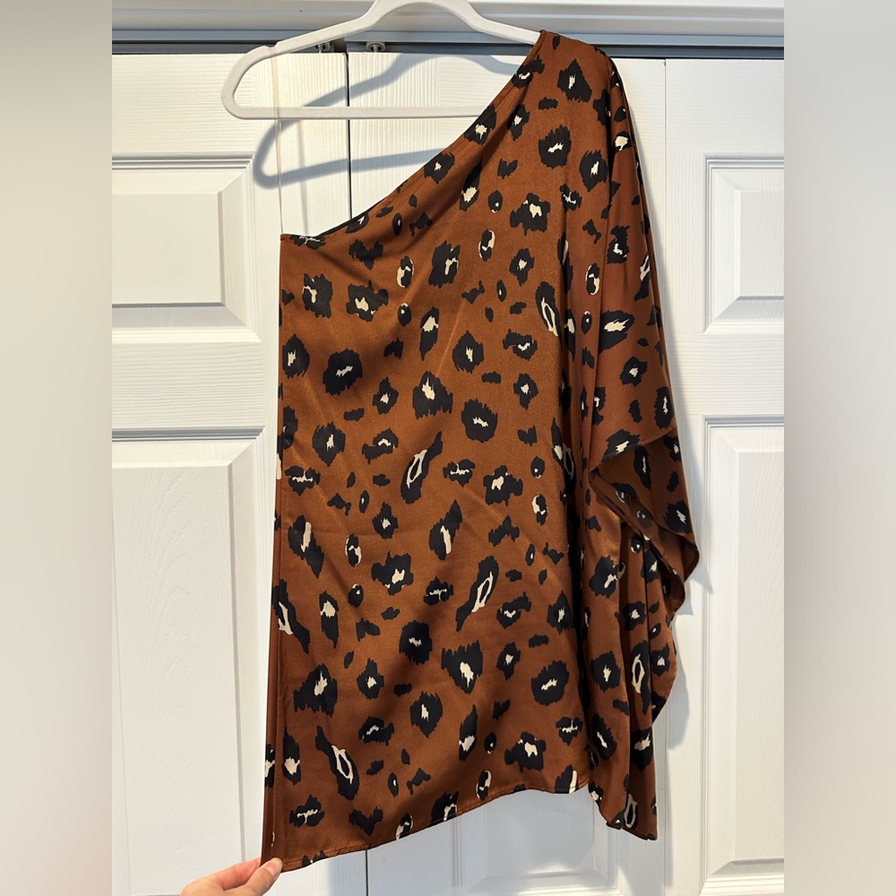 Vici Black and Brown Leopard Dress